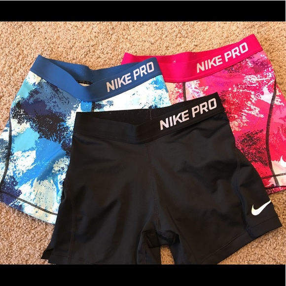 Nike Other - NIKE Dry Fit Girls Shorts L ( Three pair)